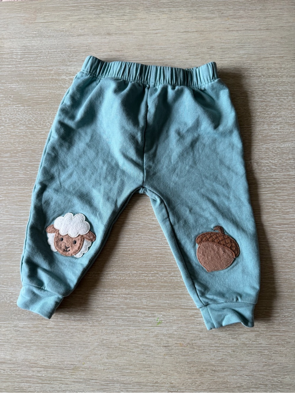 Purebaby Joggers with Appliqué size 6-12 months
